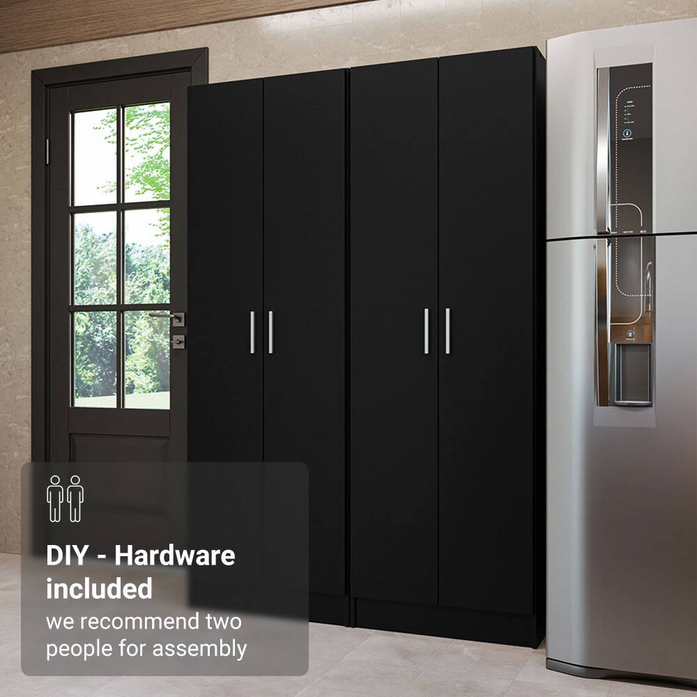 DIY - Hardware included  
we recommend two people for assembly