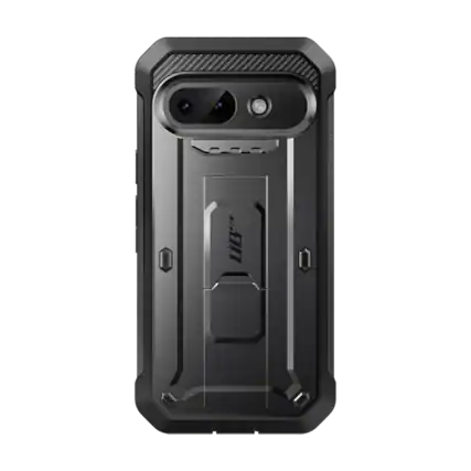 Front. SUPCASE - Google Pixel 9a Unicorn Beetle PRO Rugged Case - Black.