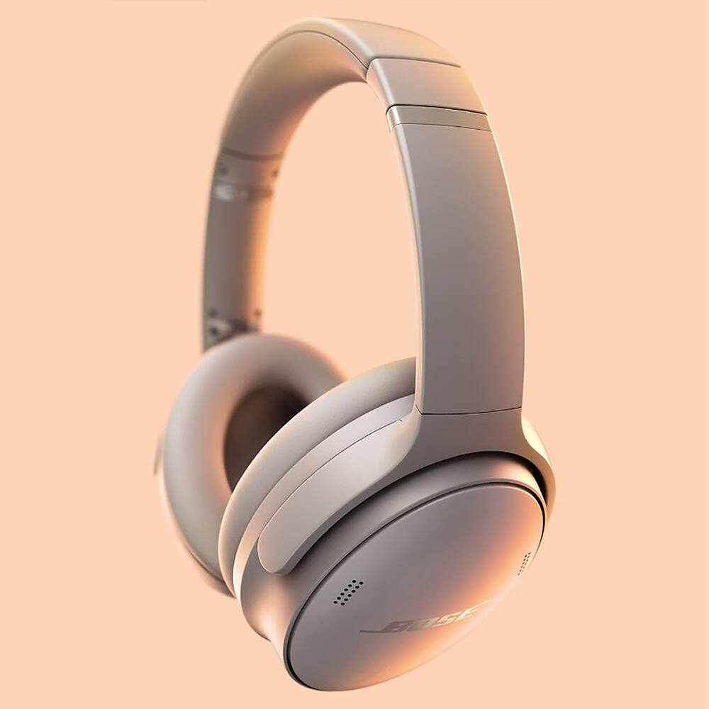 Alt View 1. Bose - QuietComfort Wireless Over-Ear Bluetooth Headphones + 26-Month Extended Warranty Protection - Sandstone.