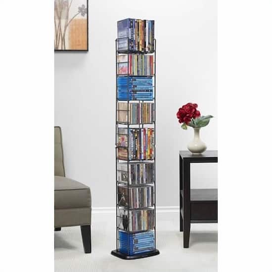 Atlantic Wire Media Storage Rack Black 78205090 - Best Buy