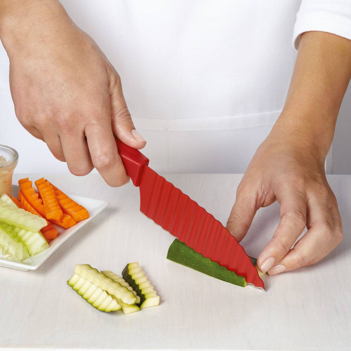 Kuhn Rikon Colori+ Crinkle Cut Garnish Knife, 5 Inch Black - Best Buy