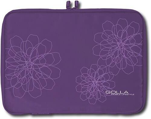 Front Standard. Golla - Netbook Sleeve Case - Gaia Purple.