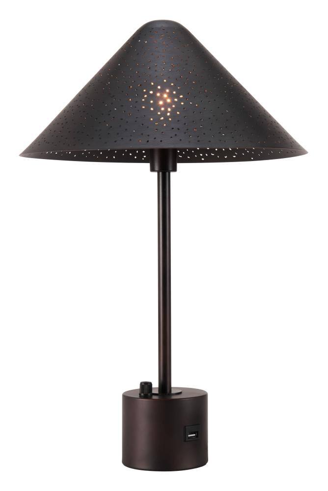 Front. Hivvago - Cardo Table Lamp Bronze - Bronze.
