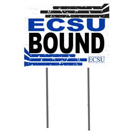 Jardine - Elizabeth City State University Vikings 18'' x 24'' Bound Yard Sign - White