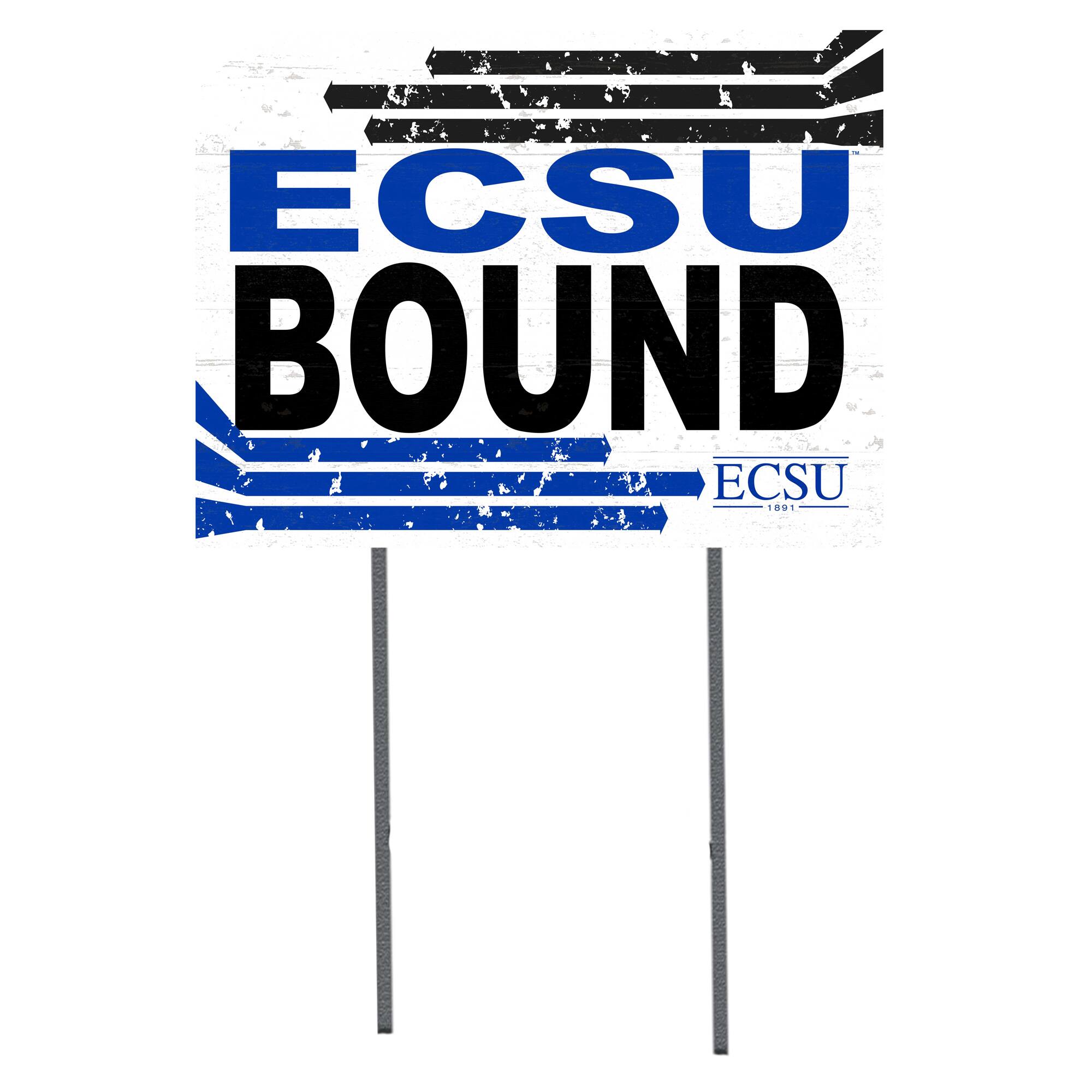 Elizabeth City State University Vikings 18'' x 24'' Bound Yard Sign