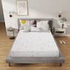 Front. Bestier - Bestier 8" Cooling Gel Memory Foam Mattress Infusion Medium Firm Mattress-Twin - Twin.