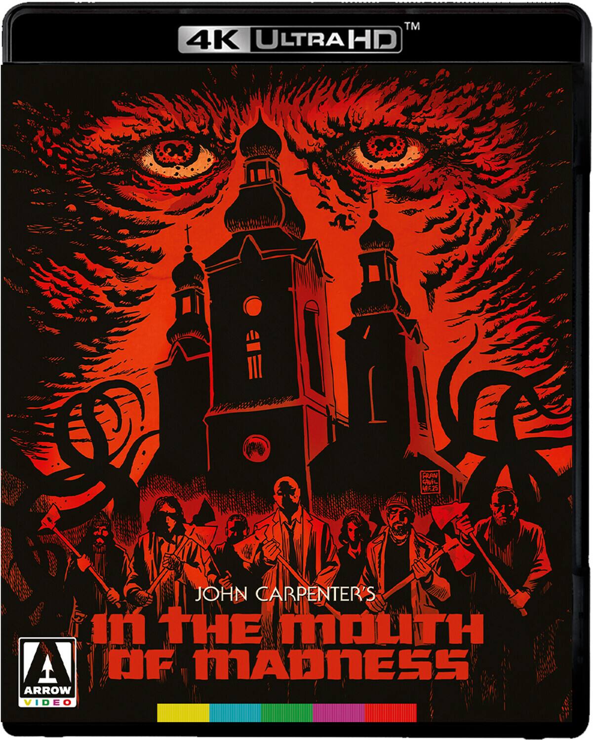 Front. In the Mouth of Madness   - 4K Blu-Ray.