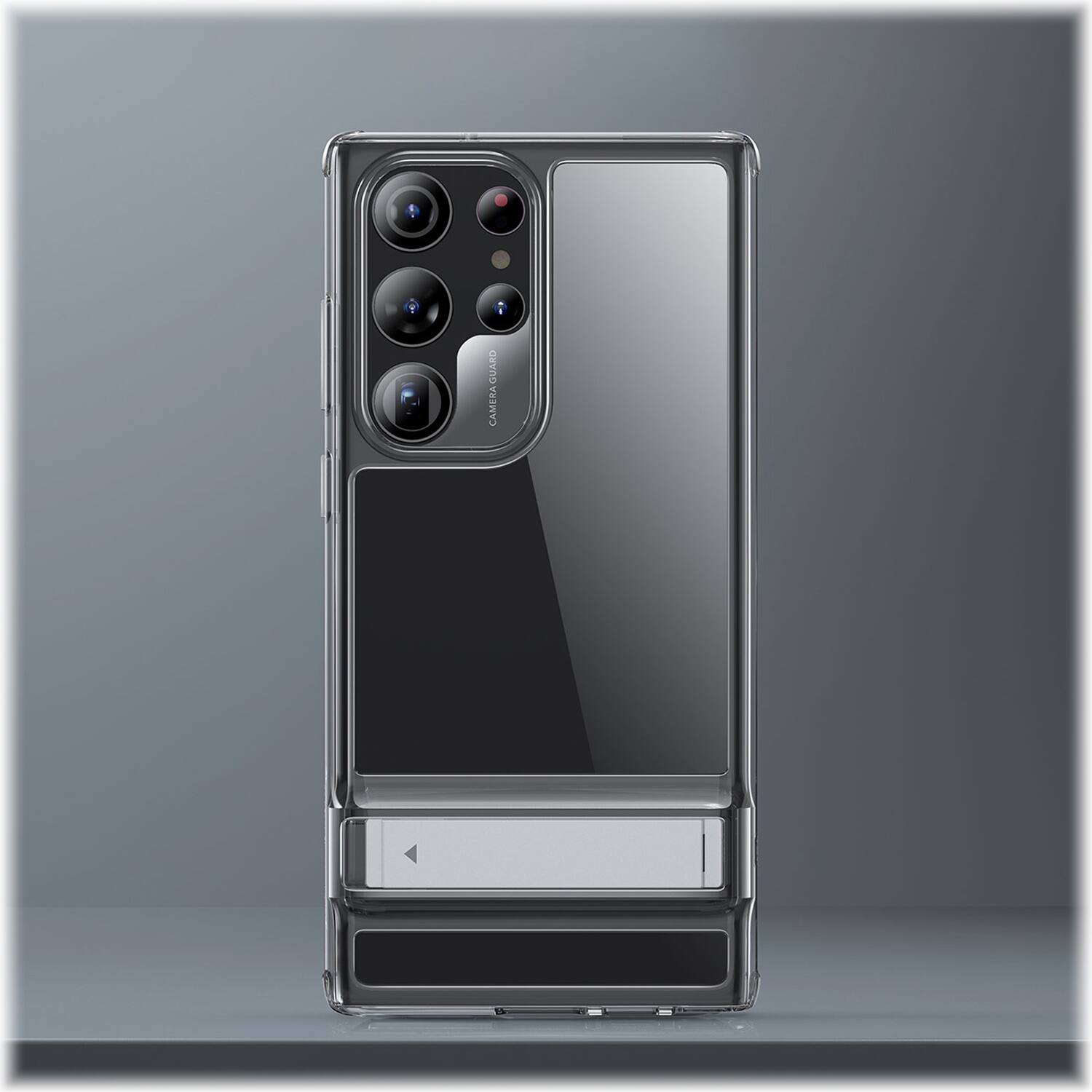 Alt View 11. SaharaCase - AirShield Boost Kickstand Series Case for Samsung Galaxy S23 Ultra - Clear.