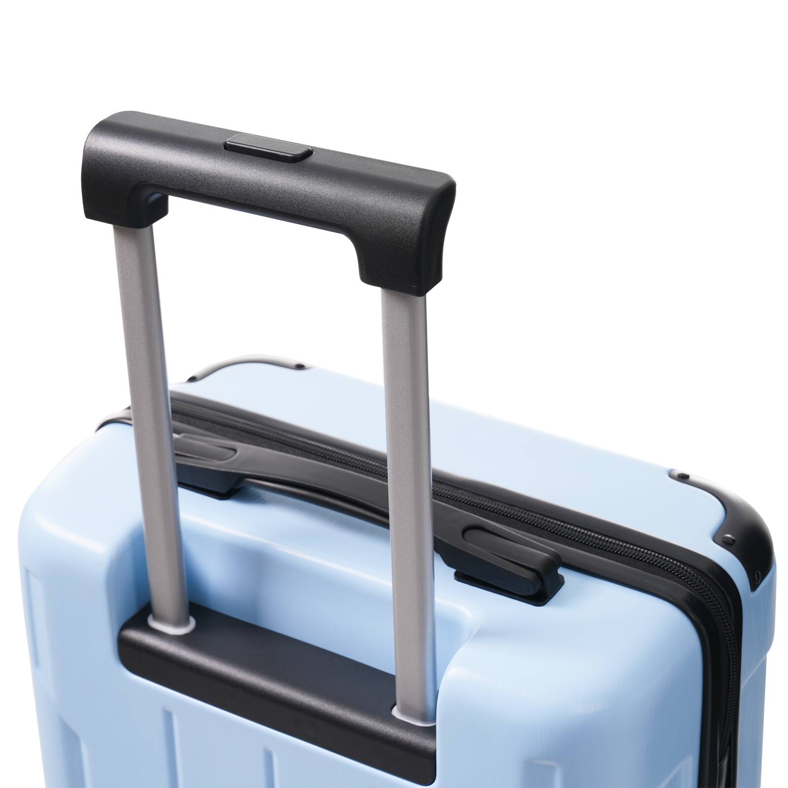 Alt View 6. Loheer - Loheer 20 Inch Carry On Luggage Skyblue Hardshell Suitcase with Spinner Wheels and TSA Lock ABS Hard Case - Sky Blue.
