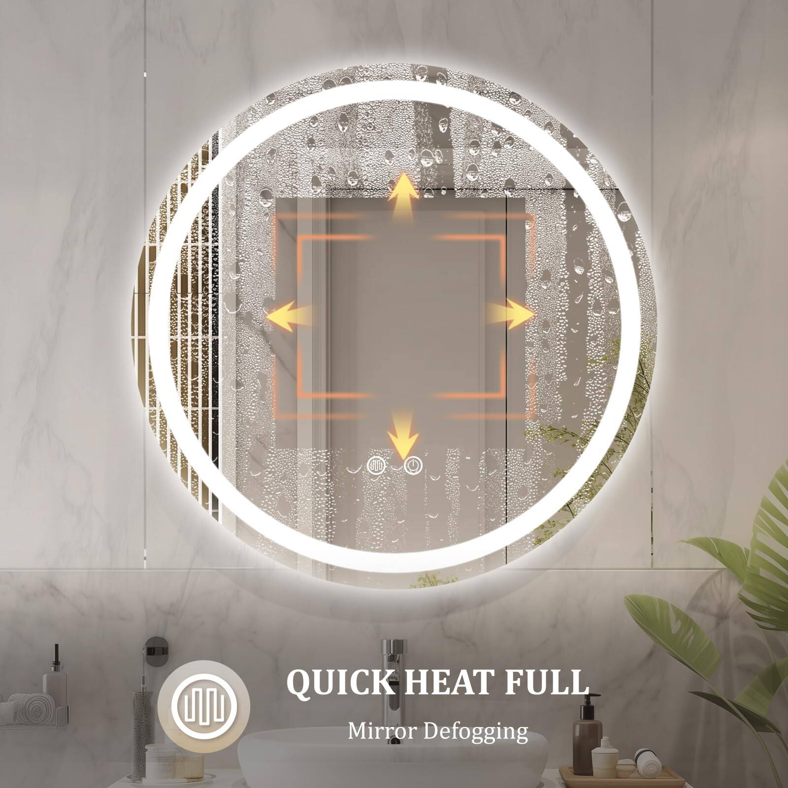 QUICK HEAT FULL  
Mirror Defogging