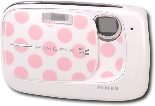 Alice Zelden Veroveren Best Buy: FUJIFILM FinePix 10.0-Megapixel Digital Camera Pink/White Z37