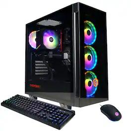 CyberPowerPC - Gaming Desktop - Intel Core 5 120 - NVIDIA GeForce RTX 5060 8GB - 16GB DDR5 - 1TB PCIe 4.0 SSD