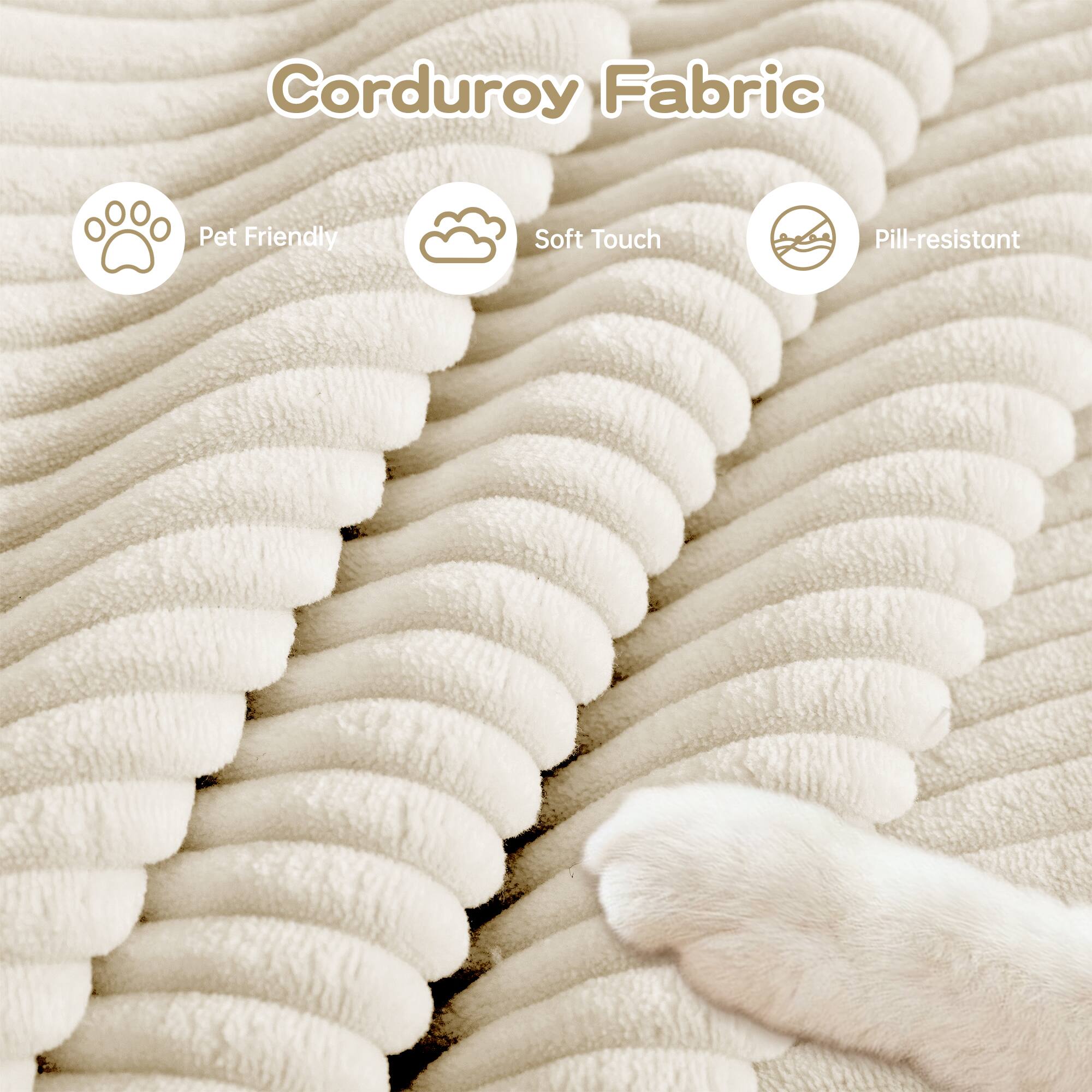 Corduroy Fabric

- Pet Friendly
- Soft Touch
- Pill-resistant