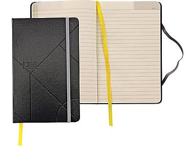 Alt View 3. TOPS - TOPS Oxford Idea Collective Hardcover Journal, 5" x 8.25", Wide Ruled, Black, 240 Pages (56872) - Black.