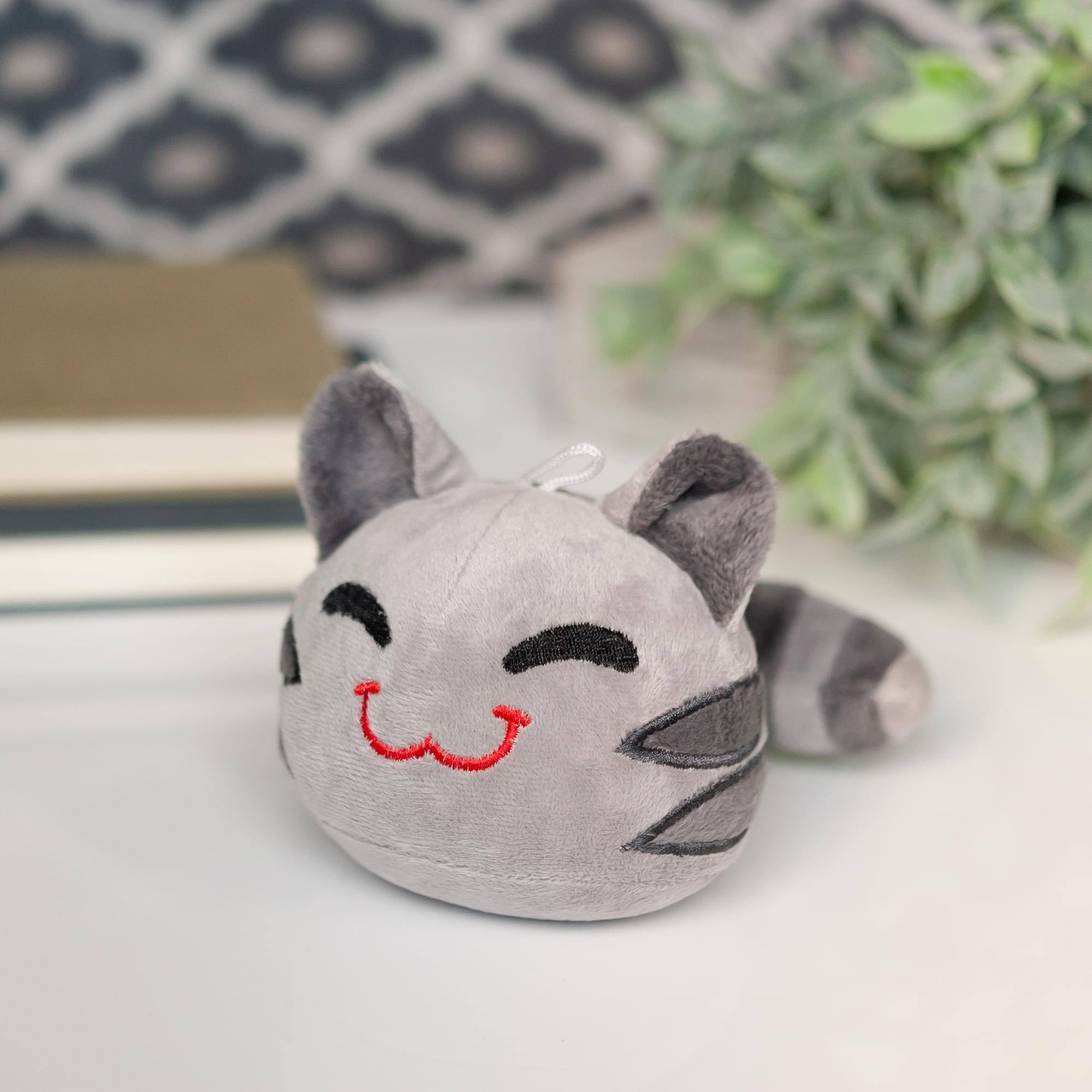 Alt View 4. Imaginary People - Slime Rancher Plush Toy Bean Bag Plushie | Tabby Slime, by Imaginary People - Gray.