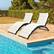 Alt View 1. Costway - 2PCS Folding Patio Rattan Lounge Chair Chaise Cushioned Portable Garden - Black.