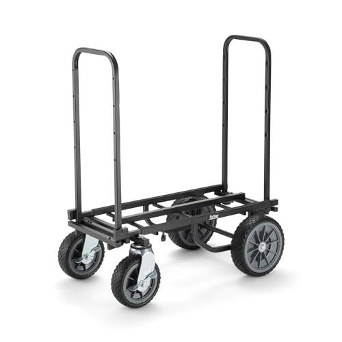 Back. On Stage Stands - On-Stage UTC5500 All-Terrain Utility Cart (Rolling Dolly Handcart, Heavy-Duty, Capacity 550LBs, Adjustable Length, - "NA".