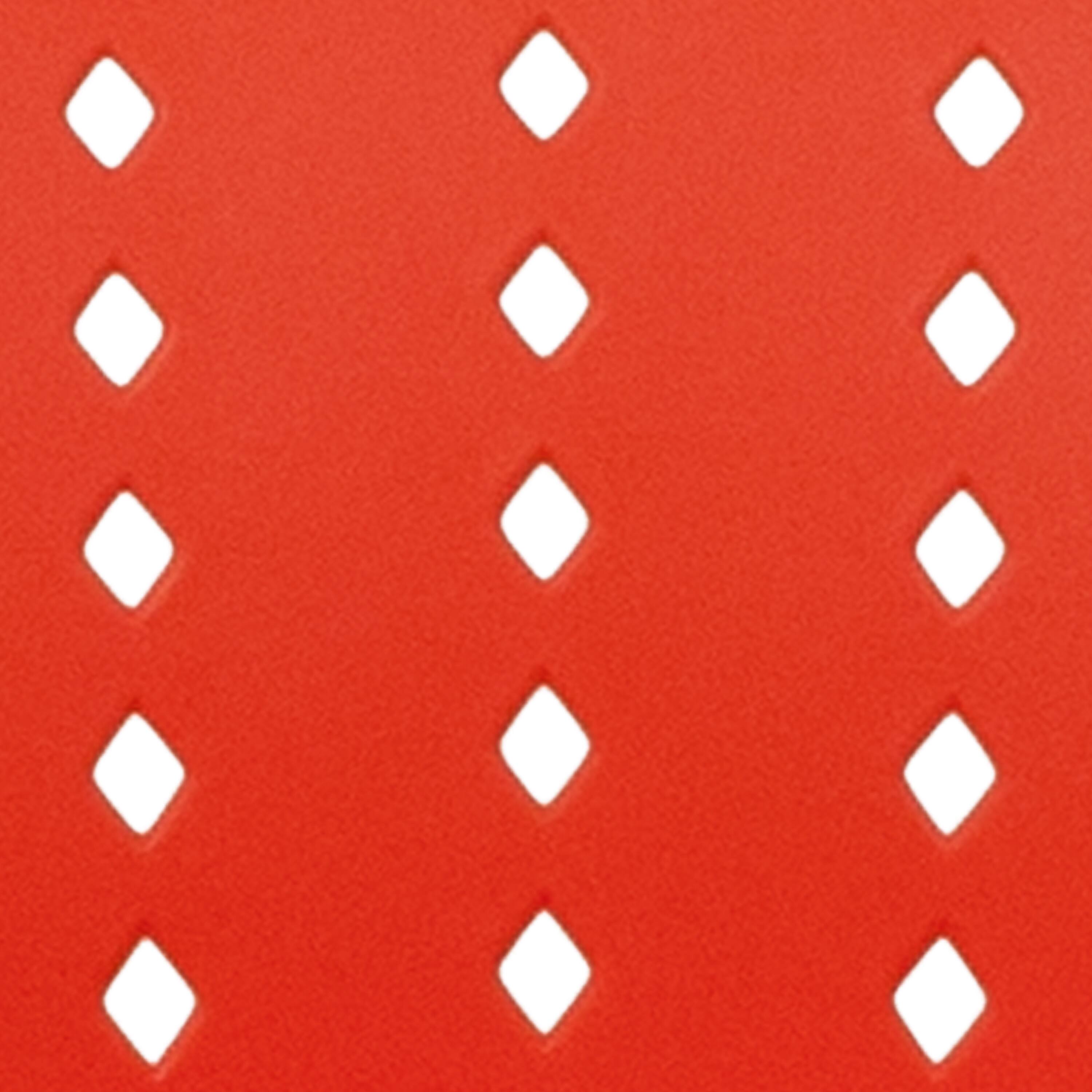 Alt View 10. Emma + Oliver - Home Office Plastic Accent Sled Base Stack Chair - Air-Vent Back - Orange.