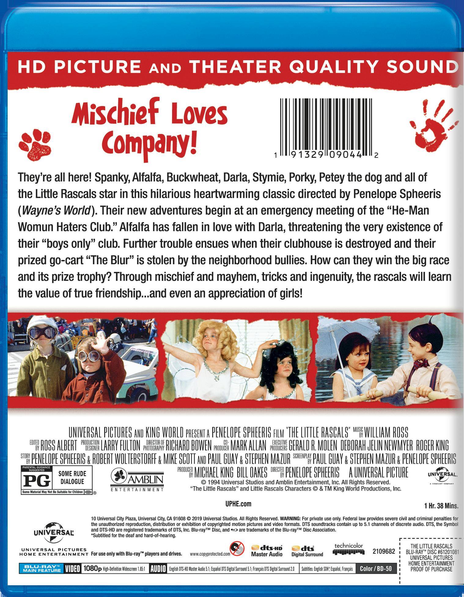 Angle. The Little Rascals (Blu-ray New Box Art) [Blu-ray].