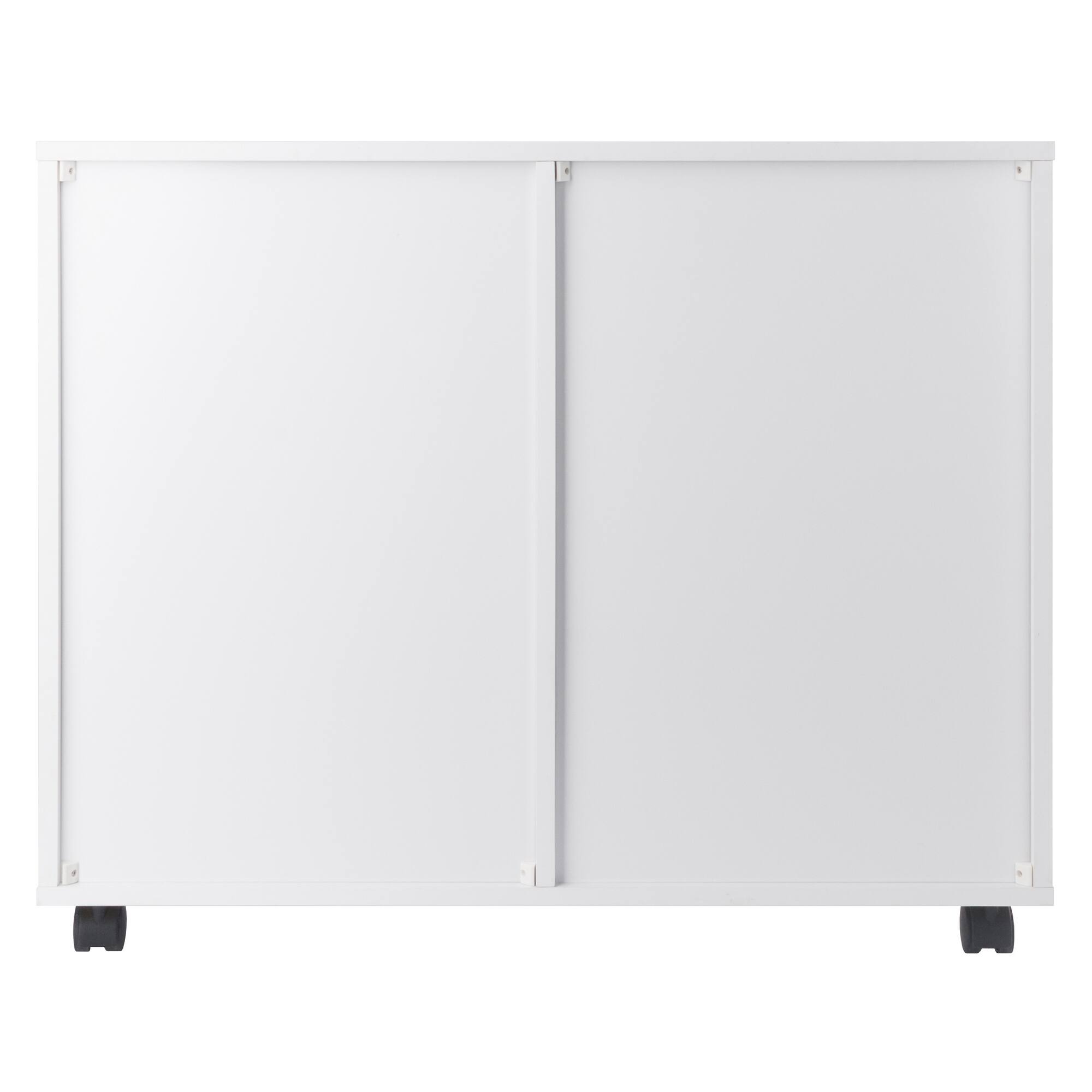 Alt View 5. Winsome Wood - Halifax 6-Drawer Multi-Storage Mobile Cabinet - White.