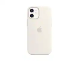 Apple - iPhone 12 Mini Silicone Case with MagSafe | Color: - White