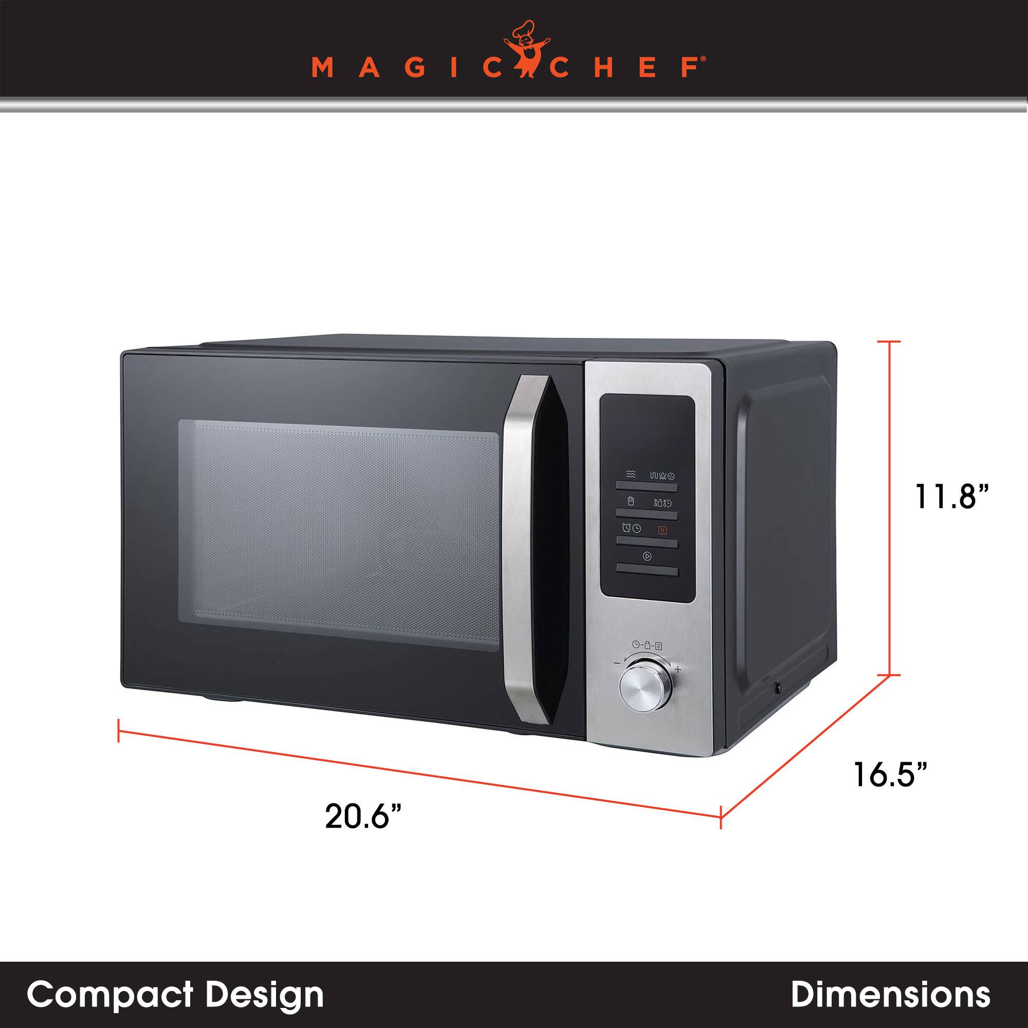 MAGIC CHEF

Compact Design

Dimensions

20.6" x 16.5" x 11.8"