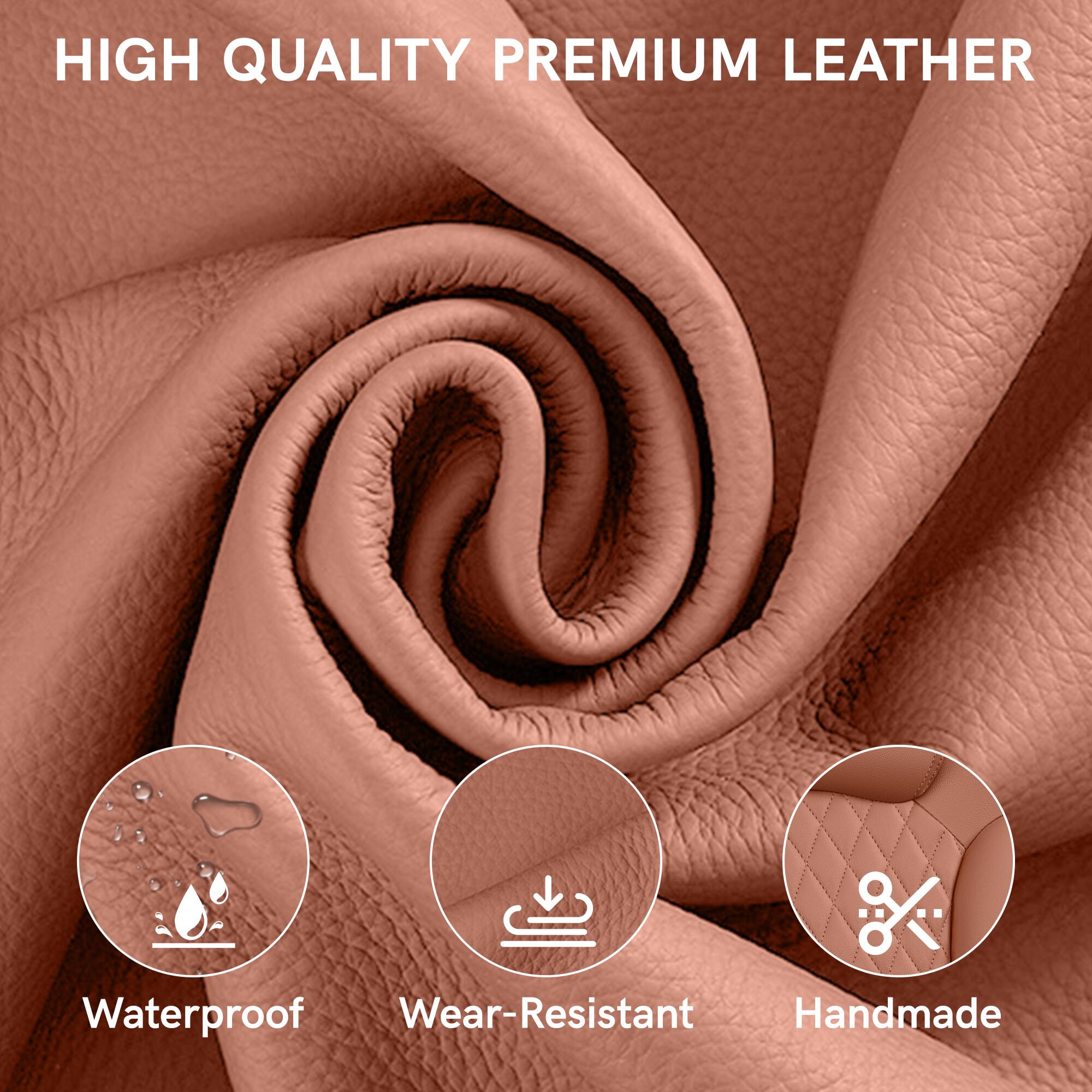 High Quality Premium Leather: Waterproof, Wear-Resistant, Handmade