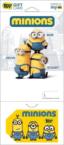  Best Buy - $100 Minions Gift Card