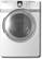 Front Standard. Samsung - 7.3 Cu. Ft. 11-Cycle Gas Steam Dryer - White.