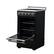 Alt View 2. Forno Appliances - Pallerano 2.05 Cu. Ft. Freestanding Electric Range with Antique Brass Accessories - Black.