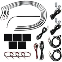 Race Sport - COLORTRAIL RGBW LED Interior Strip Lighting Kit for 4-Door Vehicles - Multi - Front_Zoom