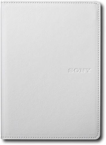 Front Standard. Sony - Cover for Sony Reader Pocket Edition - White.