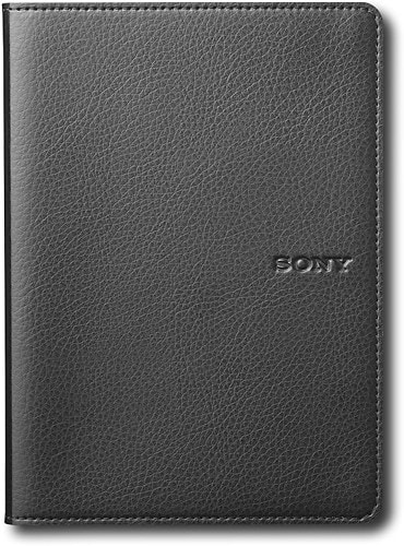 Front Standard. Sony - Cover for Reader Digital Book - Black.