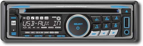 Front Standard. Dual - Refurbished 50W x 4 In-Dash CD Deck with Detachable Faceplate.