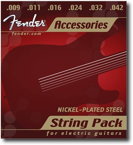 Front Standard. Fender® - Nickel-Plated Steel Electric Guitar Strings.