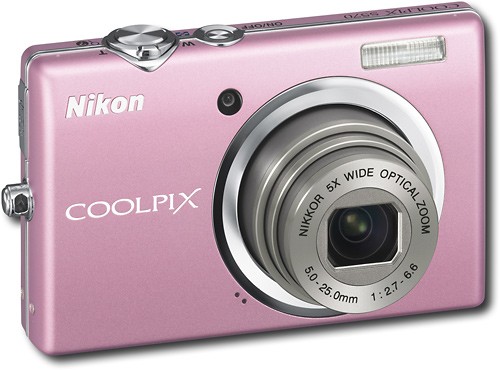 カメラ デジタルカメラ Best Buy: Nikon Coolpix 12.0-Megapixel Digital Camera Pink S570