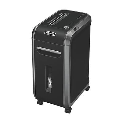 Front. Fellowes - Fellowes Powershred 99Ci 18-Sheet Cross-Cut Commercial Shredder (3229901) - Black/Dark Silver.