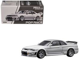 GTR Nismo 400R RHD (Right Hand Drive) 1/64 Diecast Model Car by Pop Race - White