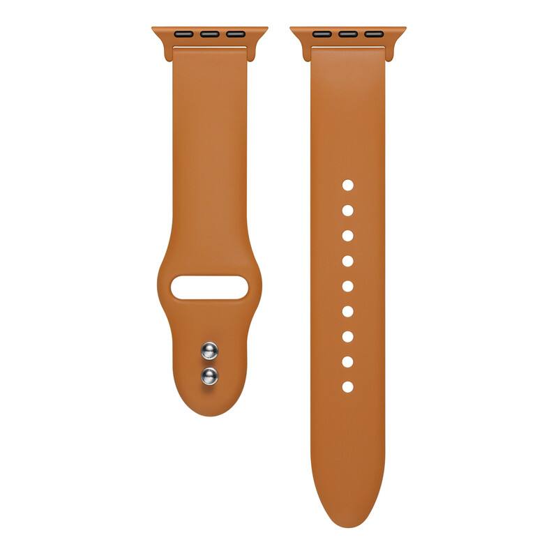 Alt View 1. Posh Tech - Silicone Band for Apple Watch - Rustic Caramel.