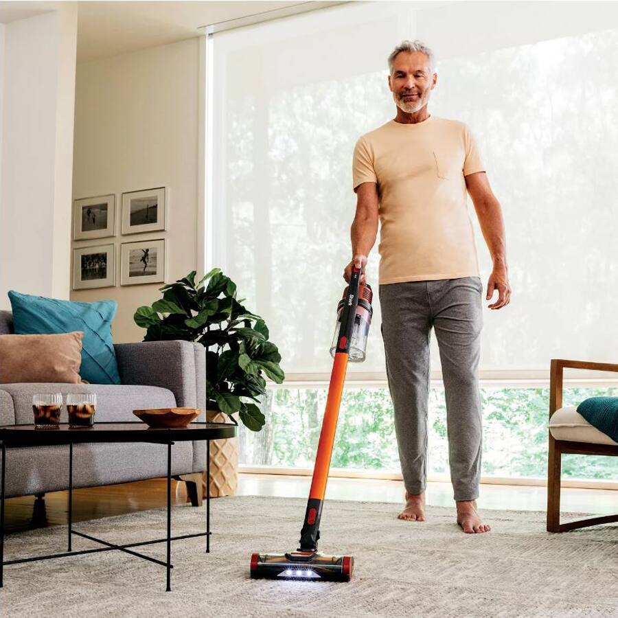 Alt View 4. Shark - Rocket Impact Pet Pro Cordless Vacuum with Zero-M IZ142 - Orange.