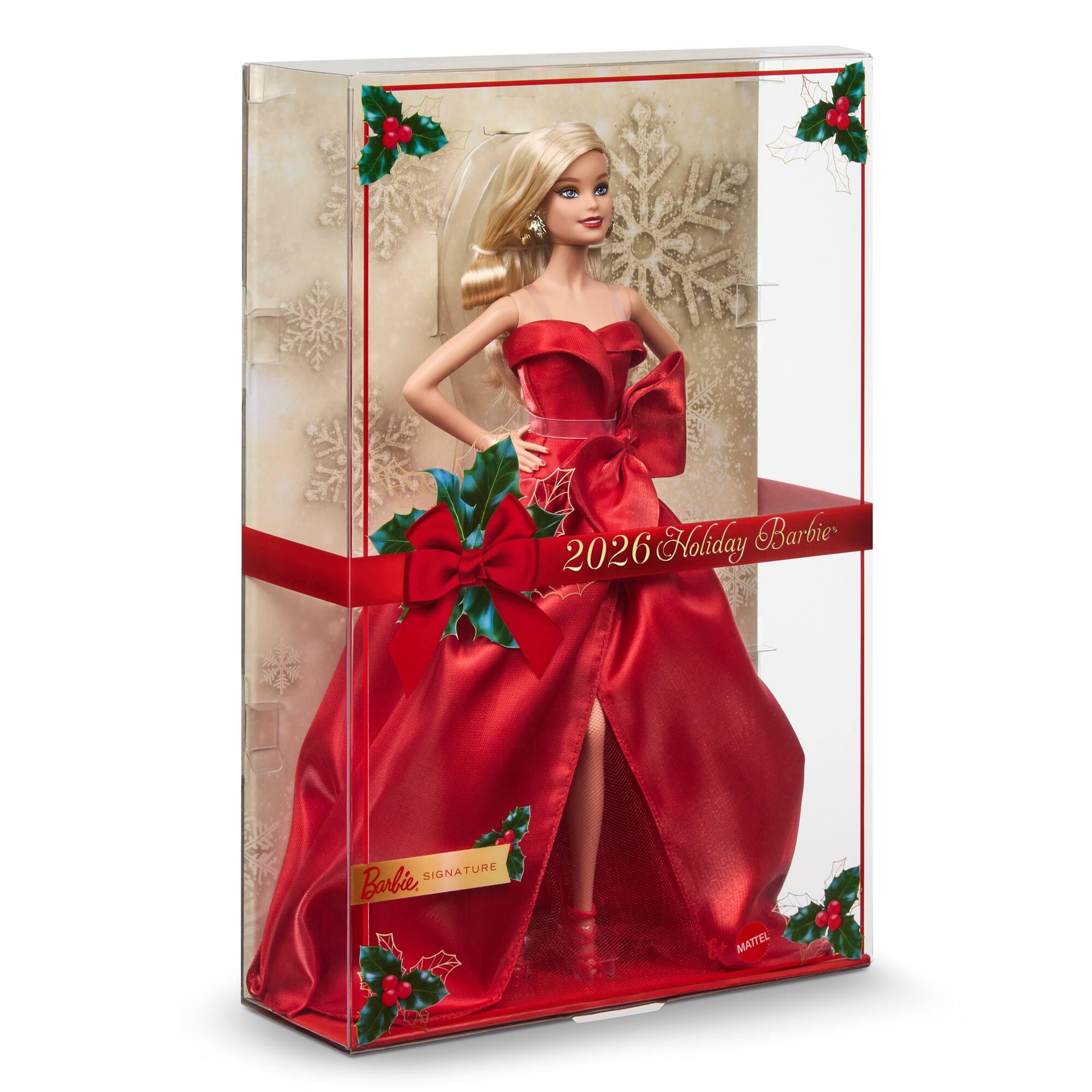 2026 Holiday Barbie  
Barbie SIGNATURE  
MATTEL