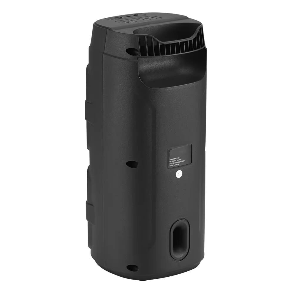 Angle. Luckbyte - Portable Dual 4 Inch Bluetooth Speaker with LED Lights Rechargeable Outdoor Stereo Speaker.