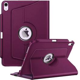 Kitcheniva - Rotating 360 Degree Stand Case For iPad Air 13 Inch M3 2025 With Pencil Holder - Purple
