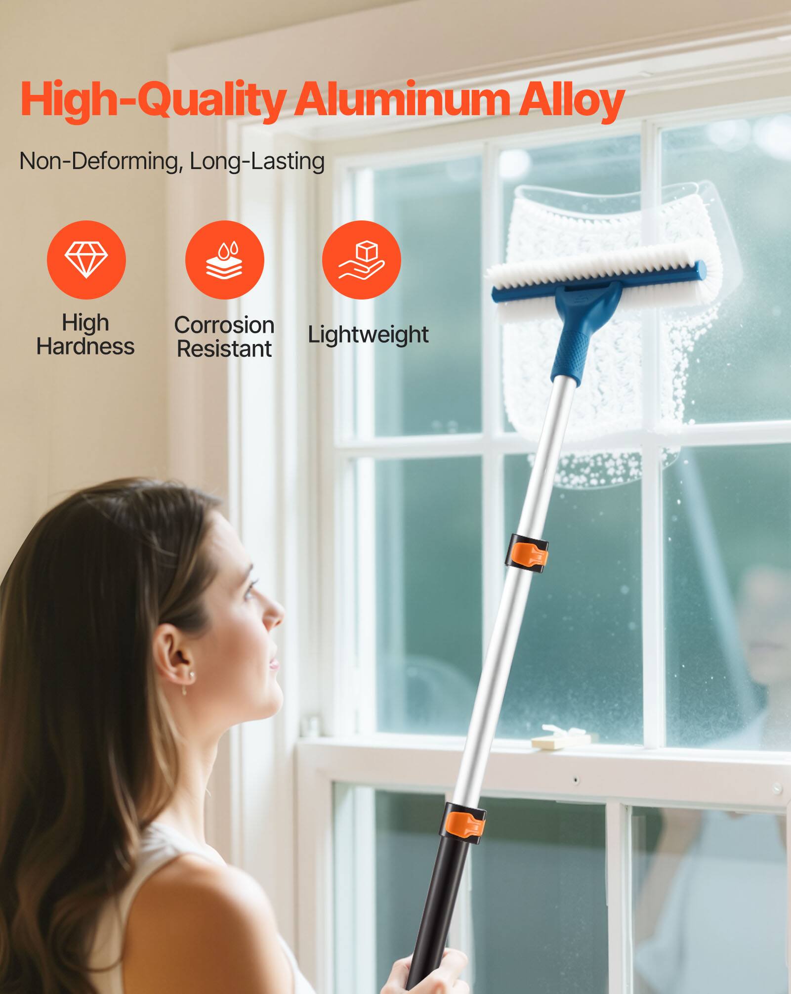 High-Quality Aluminum Alloy

Non-Distorting, Long-Lasting

- High Hardness
- Corrosion Resistant
- Lightweight