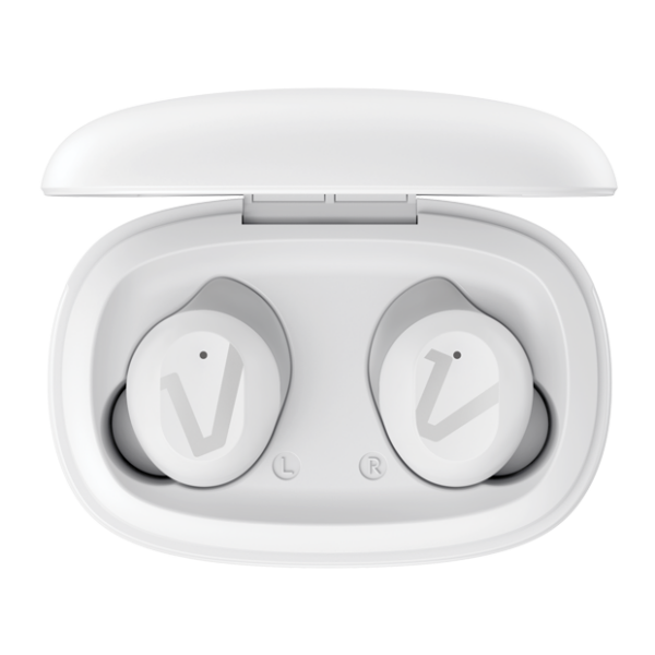 Left. Veho - RHOX True Wireless Earphones - Fusion White.