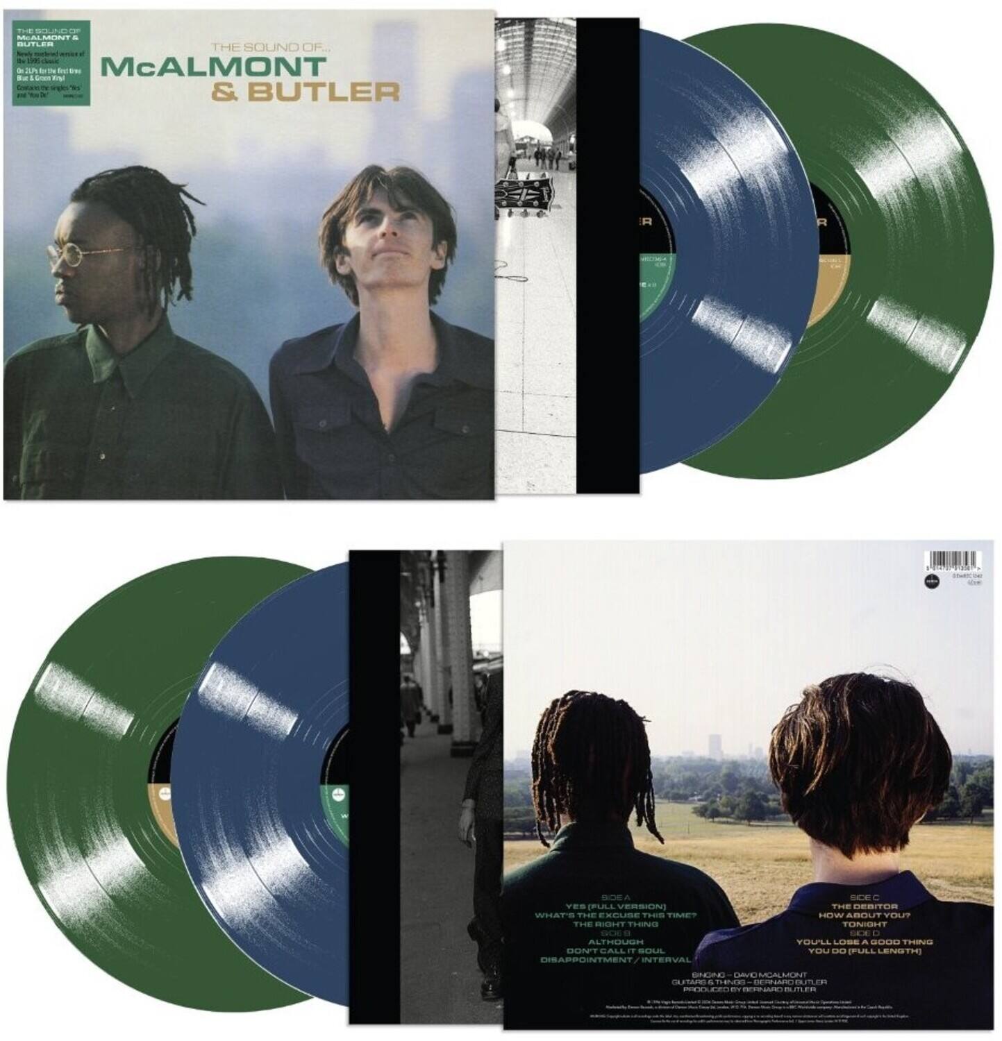 McAlmont & Butler - The Sound Of Mcalmont & Butler - Blue & Green Vinyl   - VINYL LP