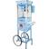 Front. Nostalgia - Vintage Collection Snow Cone Cart - Light Blue.