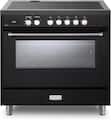 Verona - Ultima Series 36 in. Single Induction Range with 5 Induction Elements - Matte Black