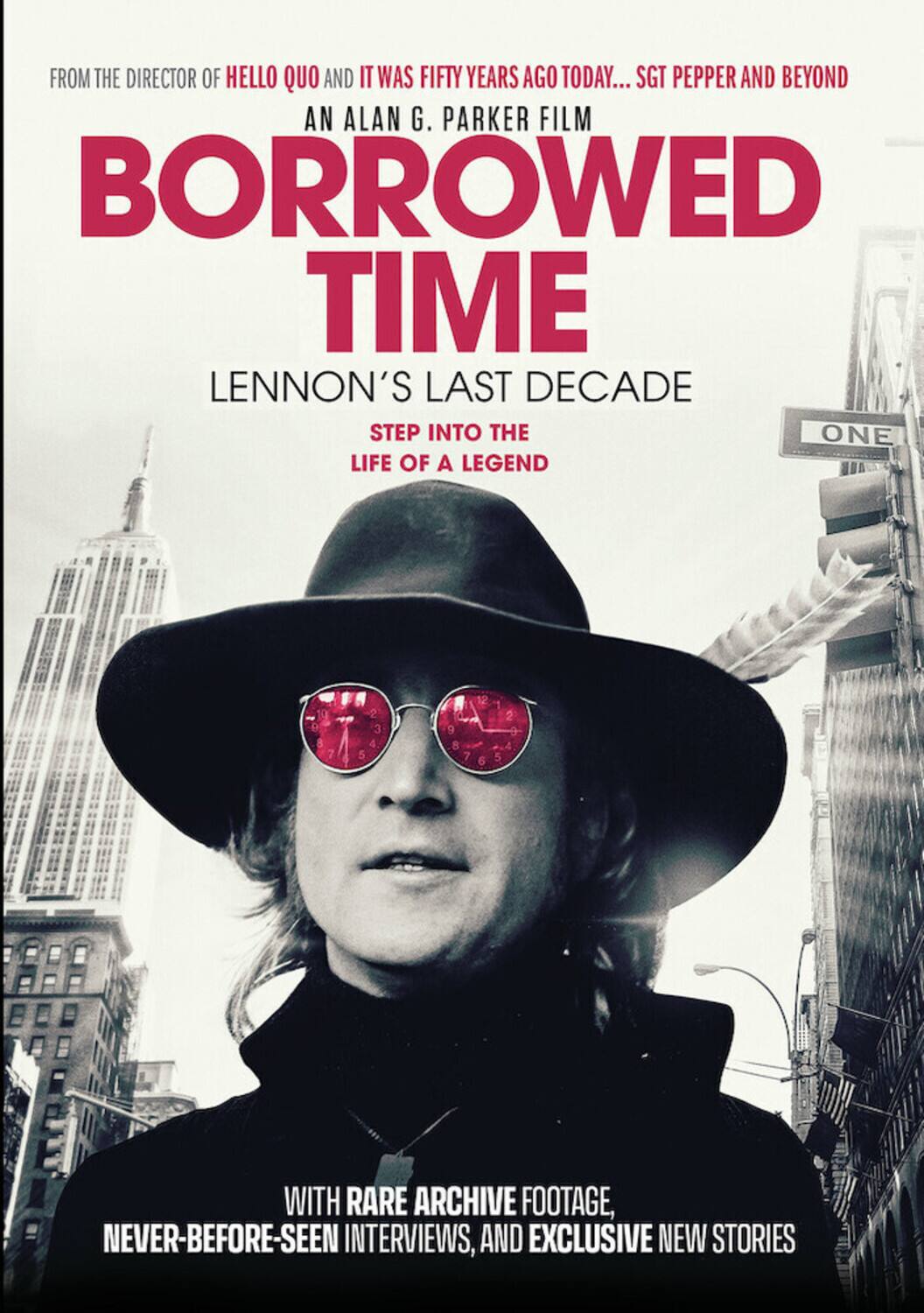 Front. Borrowed Time: Lennon's Last Decade   - DVD.