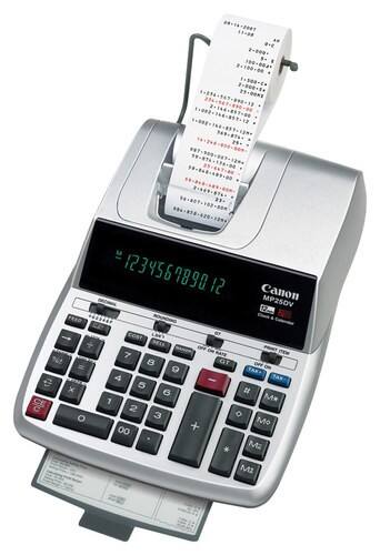 Front. Canon - Printing Calculator - Gray.